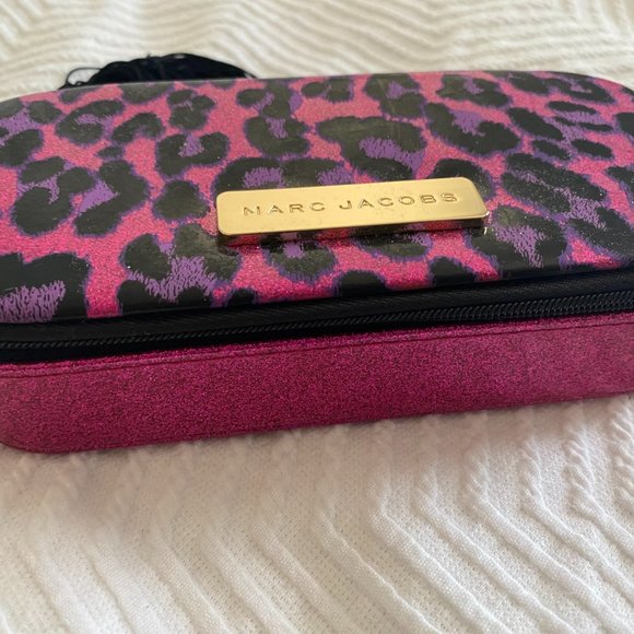 Marc Jacobs Pink and Black Leopard Print Clutch - Picture 6 of 8